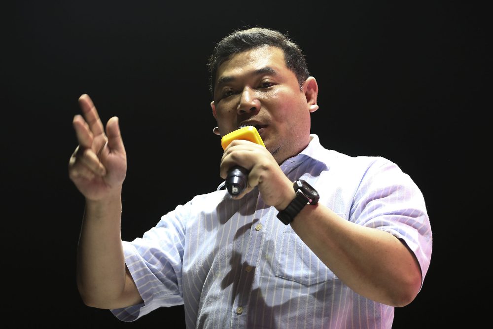 Rafizi Ramli speaks during a ceramah in Rantau April 10, 2019. u00e2u20acu201d Picture by Yusof Mat Isa