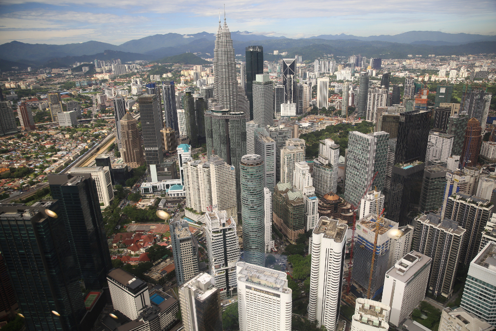 A bird's-eye view of Kuala Lumpur April 30, 2019. u00e2u20acu201d Picture by Choo Choy May