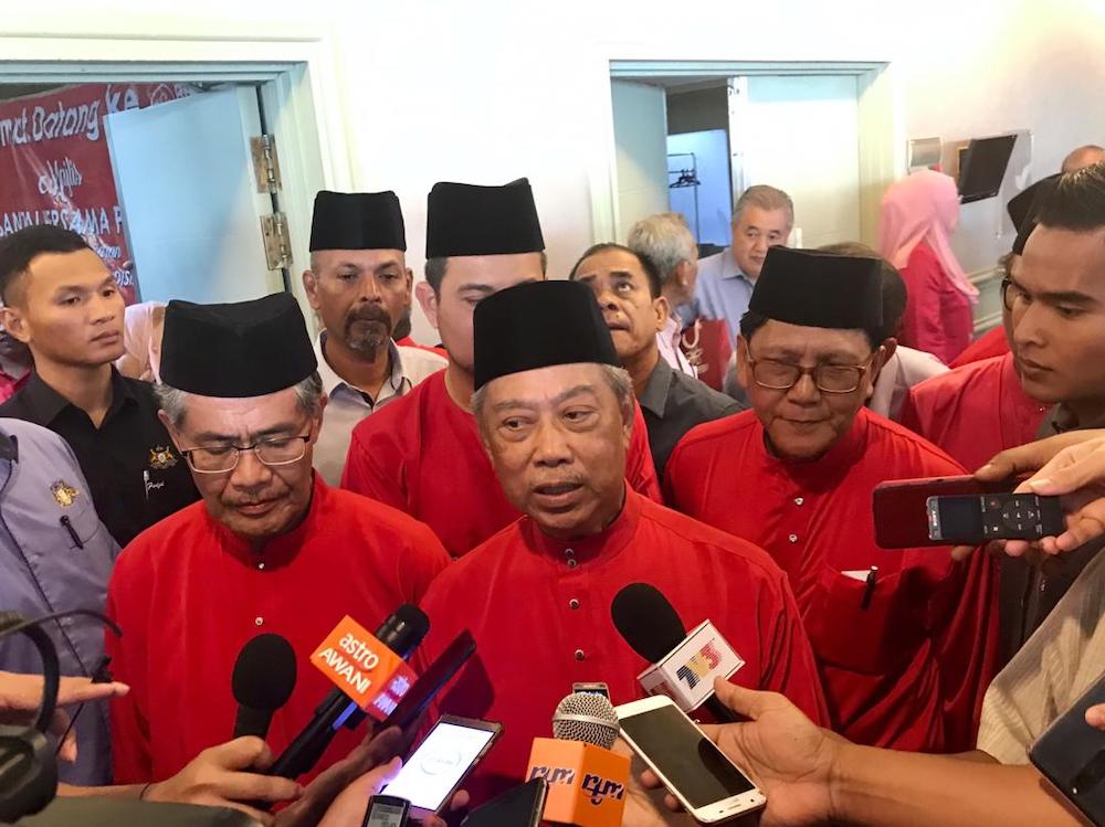 Home Minister Tan Sri Muhyiddin Yassin said removal of one's religious status on the MyKad may be a sensitive matter. u00e2u20acu201d Picture by Ben Tan