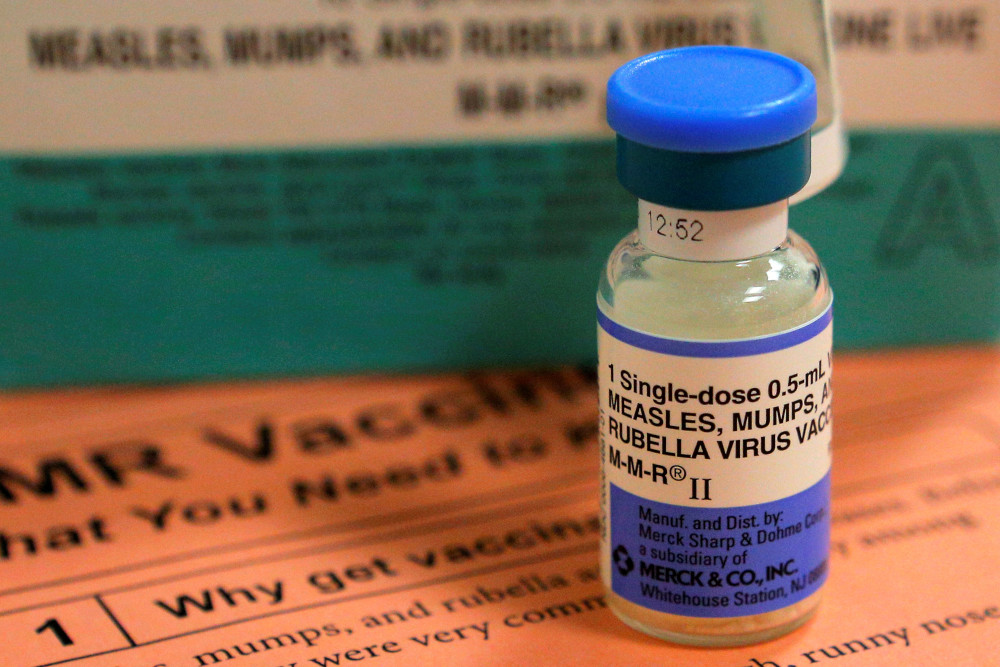 A vial of measles, mumps and rubella vaccine and an information sheet is seen at Boston Childrenu00e2u20acu2122s Hospital in Boston, Massachusetts February 26, 2015. u00e2u20acu201d Reuters pic 