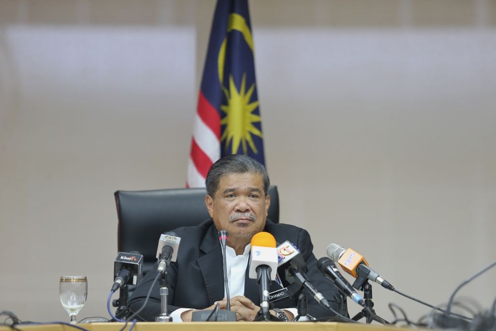 Defence Minister Mohamad Sabu speaks to reporters during a press conference in Kuala Lumpur April 19, 2019. u00e2u20acu201d Picture by Ahmad Zamzahuri