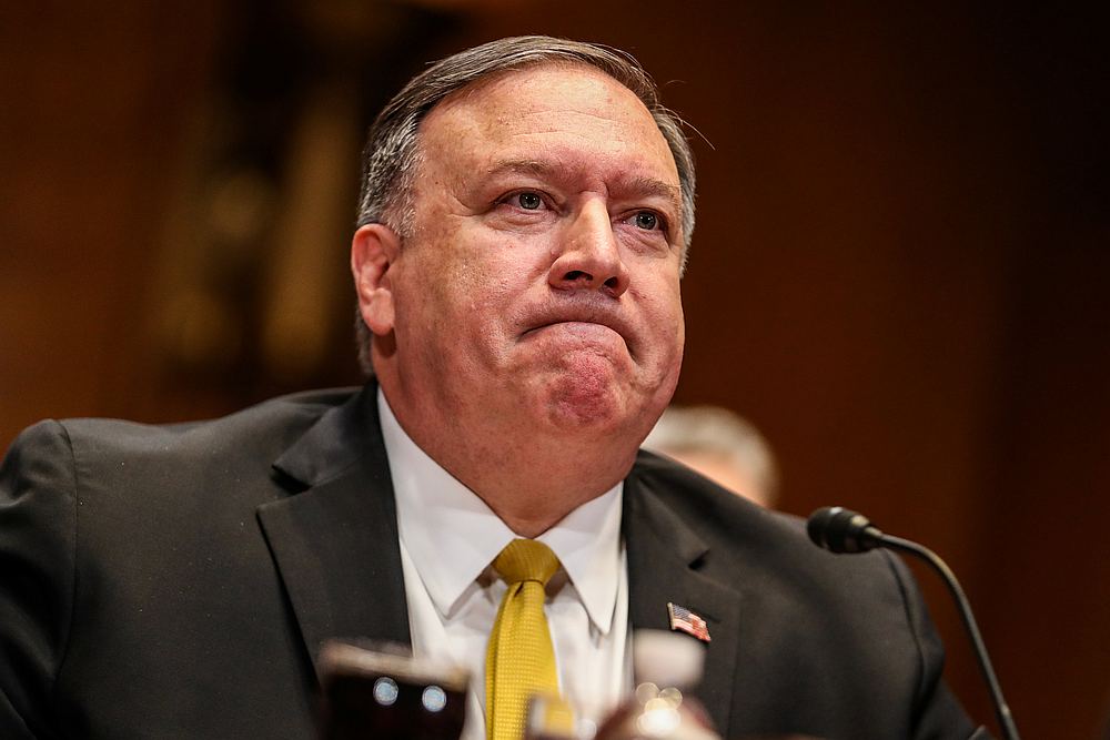 US Secretary of State Mike Pompeo testifies before a Senate Appropriations Subcommittee hearing for the State Department on Capitol Hill in Washington April 9, 2019. u00e2u20acu201d Reuters pic