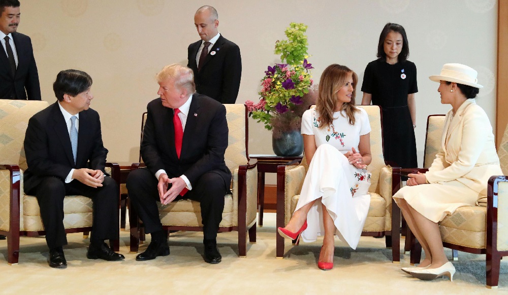 新日皇夫妇会见特朗普夫妇全程英语交流 娱乐 精彩大马