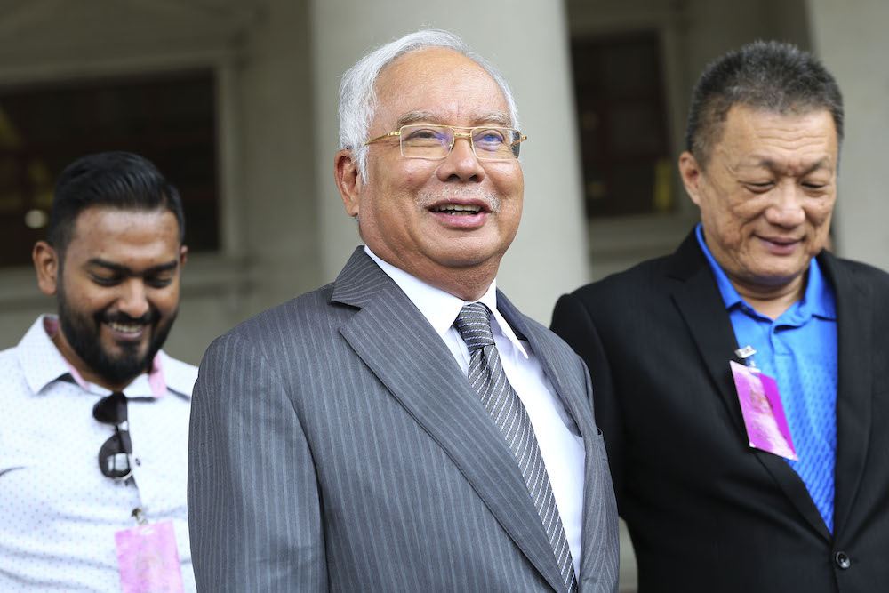 Datuk Seri Najib Razak leaves the Kuala Lumpur Court Complex May 8, 2019. u00e2u20acu201d Picture by Yusof Mat Isa