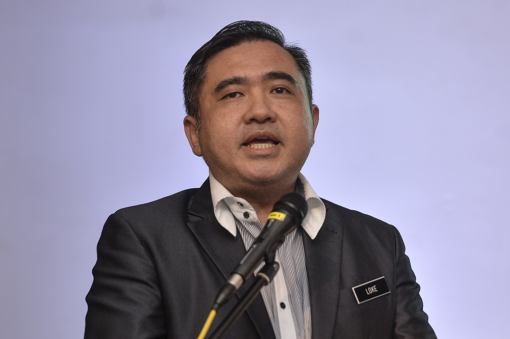 Anthony Loke speaks during a breaking of fast gathering at the Transport Ministry in Putrajaya May 15, 2019. u00e2u20acu201d Picture by Miera Zulyana