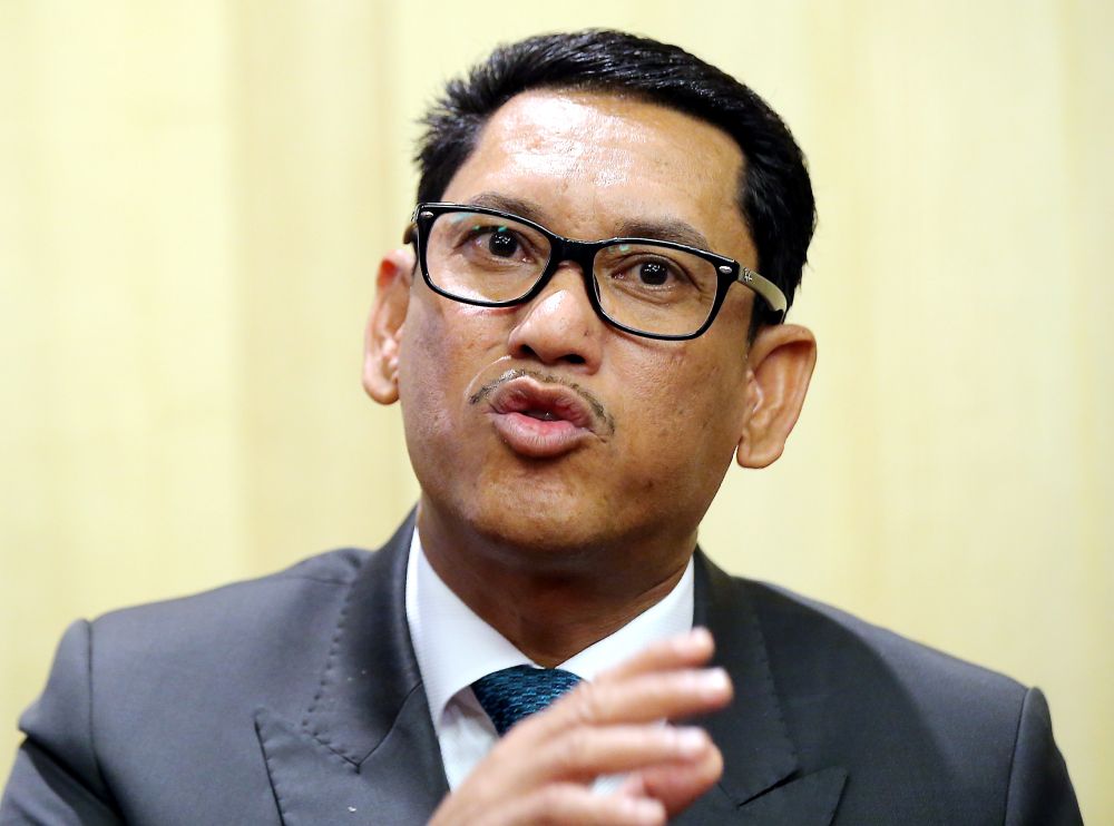 Perak Mentri Besar Datuk Seri Ahmad Faizal Azumu speaks during a press conference at the Weil Hotel in Ipoh May 7, 2019. u00e2u20acu201d Picture by Farhan Najib