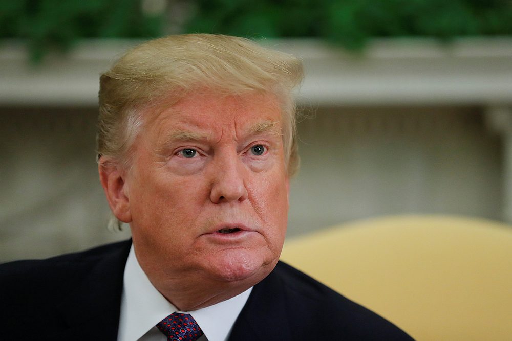 US President Donald Trump during a meeting in the Oval Office at the White House in Washington May 13, 2019. u00e2u20acu201d Reuters pic