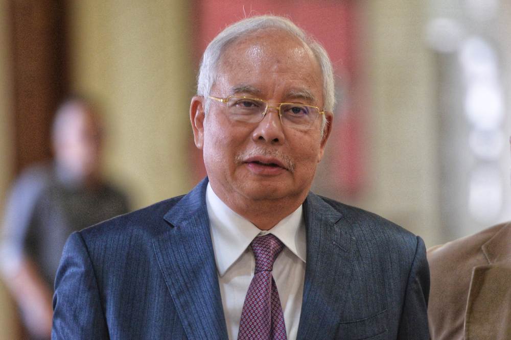 Datuk Seri Najib Razak leaves the Kuala Lumpur Court Complex May 28, 2019. u00e2u20acu201d Picture by Shafwan Zaidon 