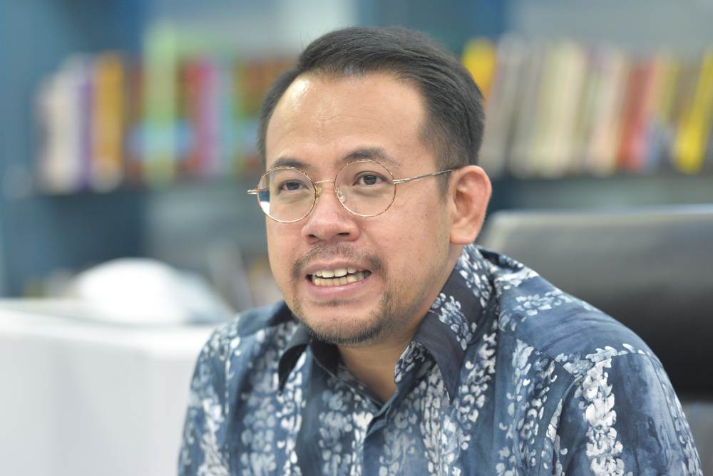 Deputy Youth and Sports Minister Steven Sim speaks during an interview with Malay Mail in Putrajaya May 3, 2019. u00e2u20acu2022 Picture by Mukhriz Hazim