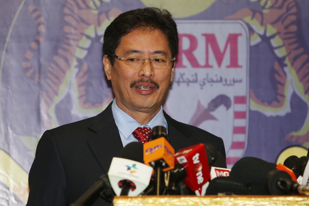 MACC deputy chief commissioner (operations) Datuk Seri Azam Baki addresses a press conference at MACC headquarters in Putrajaya June 21, 2019. u00e2u20acu201d Picture by Choo Choy May