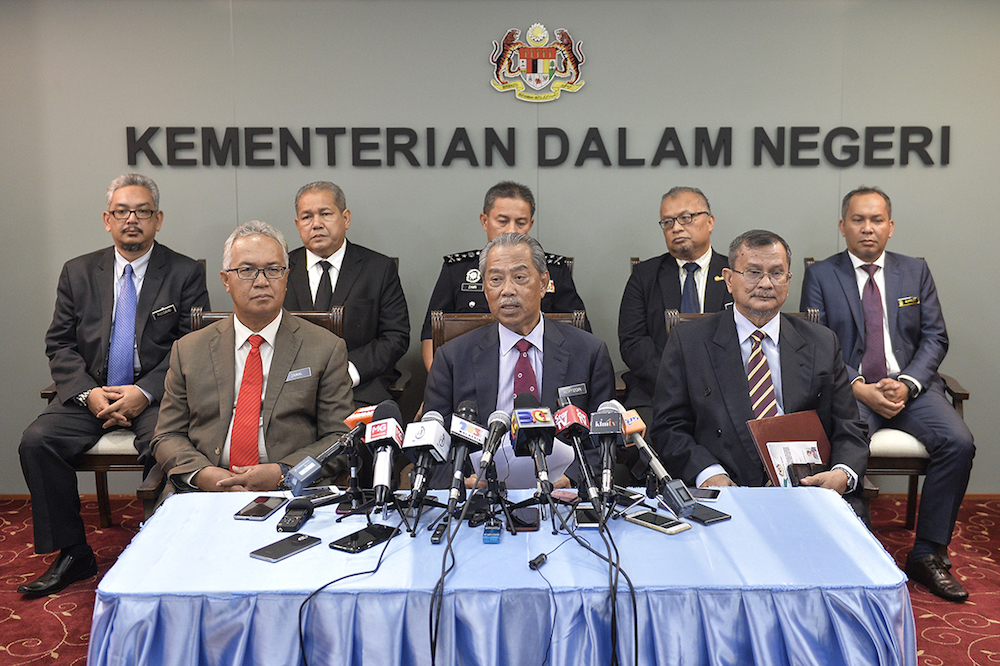 The special task force on the enforced disappearances of pastor Raymond Koh and Amri Che Mat poses for pictures in Putrajaya June 26, 2019. u00e2u20acu201d Picture by Miera Zulyana