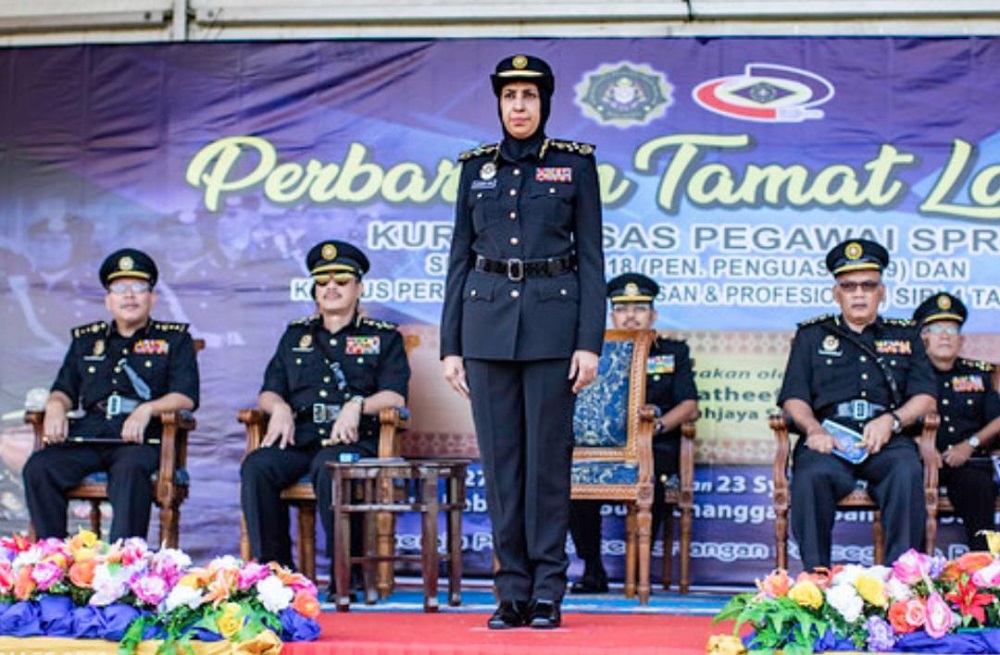 Malaysian Anti-Corruption Commission chief Latheefa Koya in her uniform at an official function earlier this week. u00e2u20acu201d Picture courtesy of the Malaysian Anti-Corruption Commission