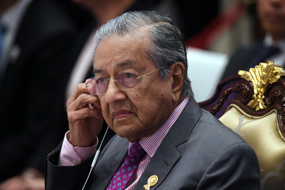 Prime Minister Tun Dr Mahathir Mohamad attends the 34th Asean Summit (Plenary) in Bangkok June 22, 2019. u00e2u20acu201d Bernama pic