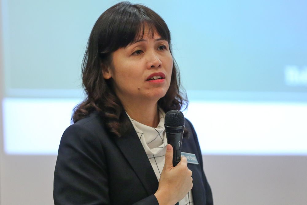 Deputy Education Minister Teo Nie Ching speaks speaks to members of the press after launching the National Policy Dialogue on Comprehensive Sexuality Education in Shah Alam June 12, 2019. u00e2u20acu201d Picture by Yusof Mat Isa