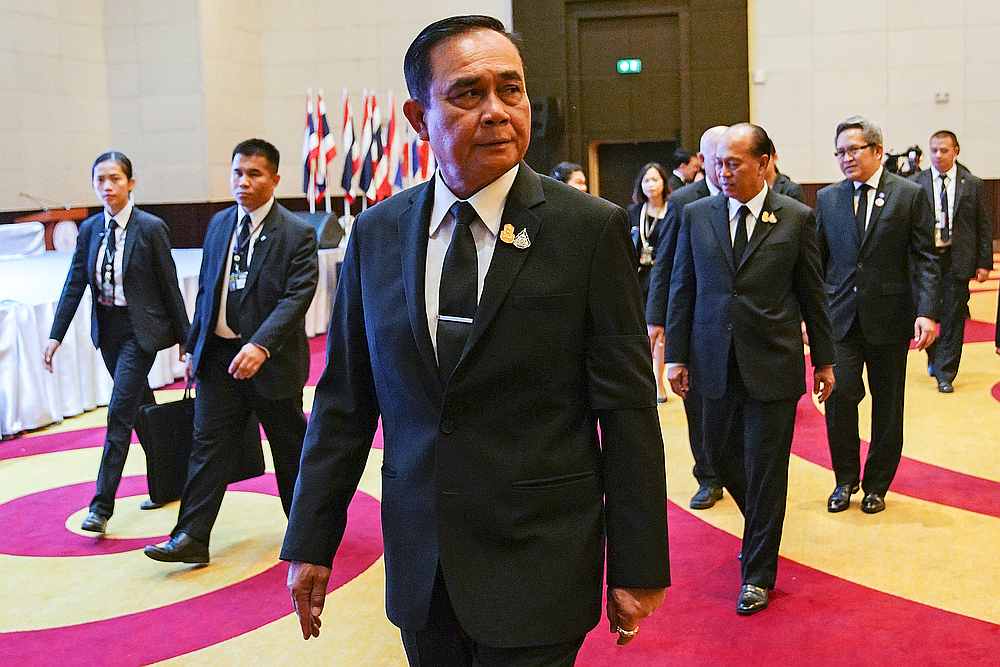 Thailand's Prime Minister Prayuth Chan-ocha attends the 2019 National Anti-Trafficking in Persons Day at a convention centre in Bangkok June 5, 2019. u00e2u20acu201d Reuters pic