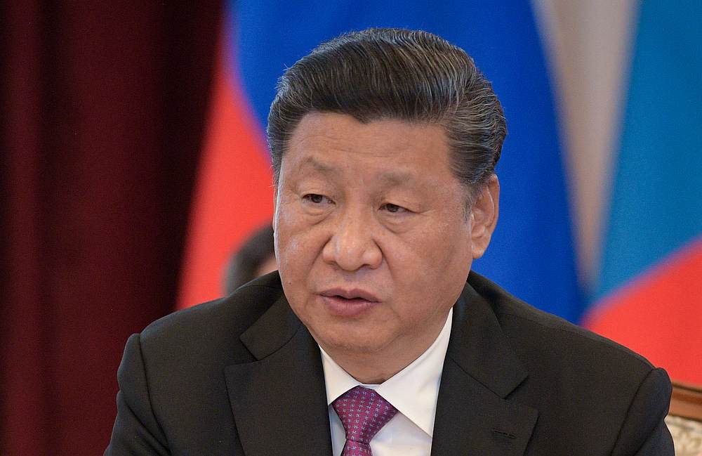 Chinau00e2u20acu2122s President Xi Jinping at a meeting on the sidelines of the Shanghai Cooperation Organisation (SCO) summit in Bishkek, Kyrgyzstan June 14, 2019. u00e2u20acu201d Sputnik/Alexei Druzhinin/Kremlin pic via Reuters