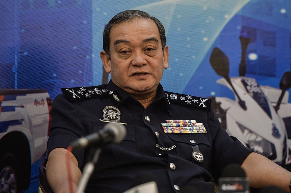 Deputy Inspector-General of Police Datuk Mazlan Mansor speaks to reporters at the Selangor Police Headquarters in Shah Alam June 18, 2019. u00e2u20acu201d Picture by Miera Zulyana