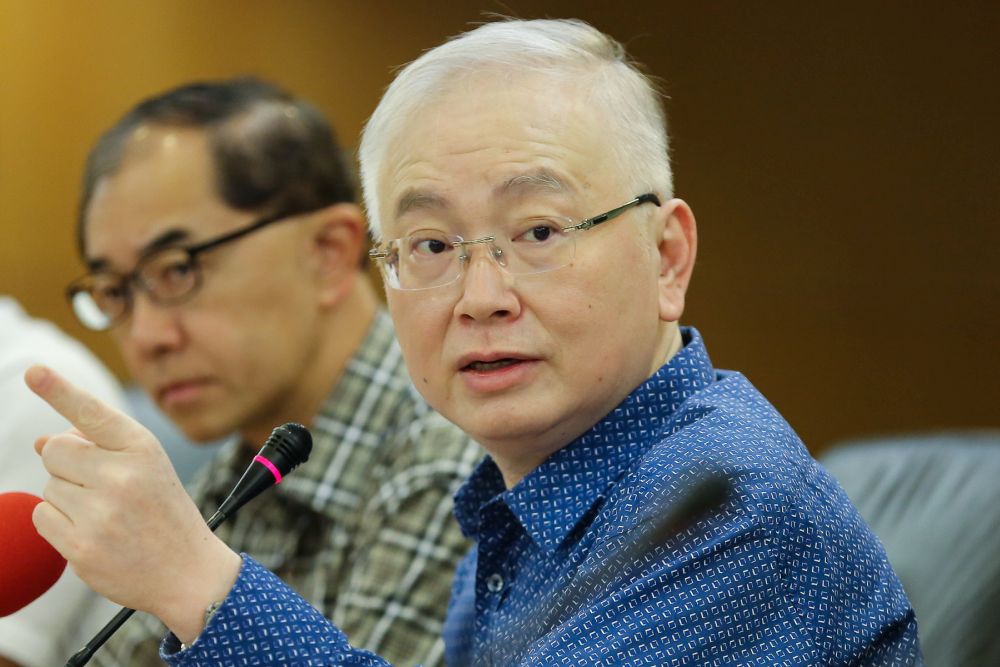 MCA president Datuk Seri Wee Ka Siong speaks during a press conference at the partyu00e2u20acu2122s headquarters in Kuala Lumpur June 30, 2019. u00e2u20acu201d Picture by Yusof Mat Isa