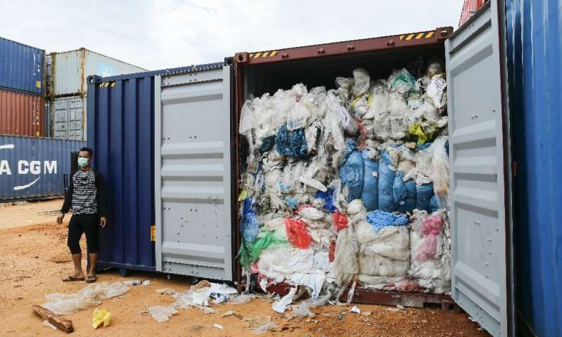 Southeast Asian nations are increasingly unhappy about being used as dumping grounds for trash from Western countries. -AFP-