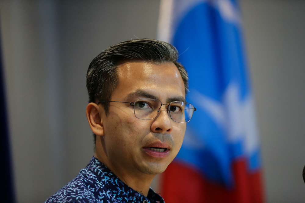 PKR communication director Fahmi Fadzil speaks during a press conference at the partyu00e2u20acu2122s headquarters in Petaling Jaya July 28, 2019. u00e2u20acu201d Picture by Ahmad Zamzahuri