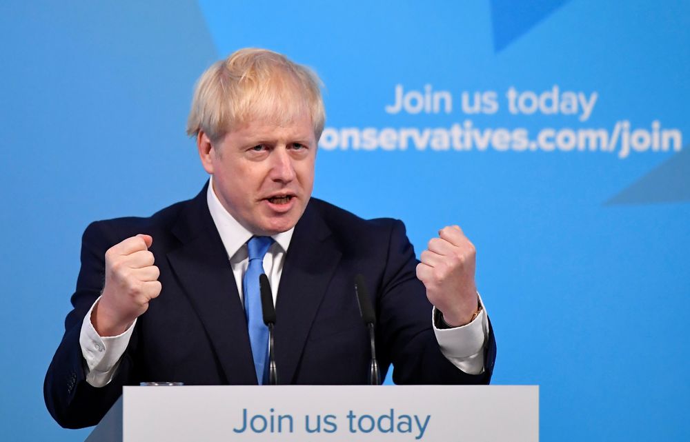 Boris Johnson speaks after being announced as Britainu00e2u20acu2122s next Prime Minister at The Queen Elizabeth II centre in London, July 23, 2019. u00e2u20acu201d Reuters pic