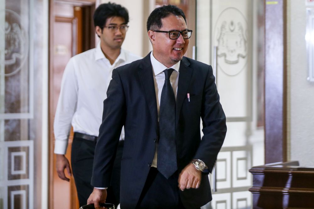 Lawyer Ranjit Singh is pictured at the Kuala Lumpur High Court July 29, 2019. u00e2u20acu201d Picture by Ahmad Zamzahuri