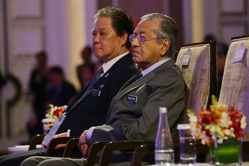 Prime Minister Tun Dr Mahathir Mohamad at the launch of the World Tourism Conference 2019 in Kuala Lumpur August 26, 2019. u00e2u20acu201d Picture by Ahmad Zamzahuri