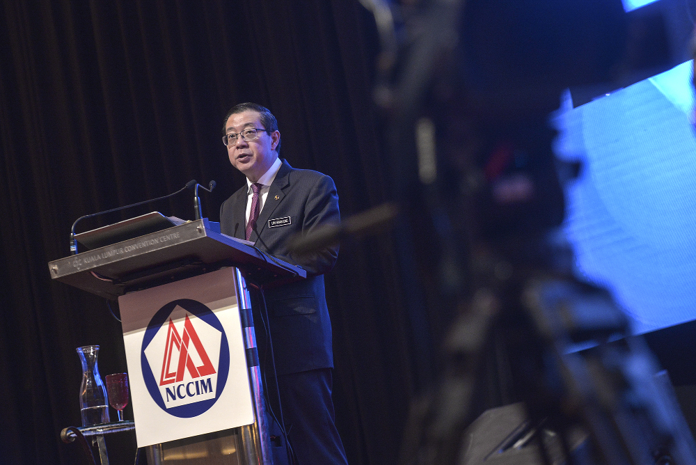 Finance Minister Lim Guan Eng speaks during the National Economic Forum 2019 at Kuala Lumpur Convention Centre in Kuala Lumpur August 29, 2019. u00e2u20acu201d Picture by Shafwan Zaidon