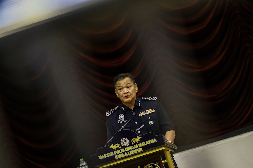 Inspector-General of Police, Datuk Seri Abdul Hamid Bador, launches the National Reading Decade at the Royal Malaysia Police College Kuala Lumpur in Cheras August 1, 2019. u00e2u20acu201d Picture by Hari Anggara
