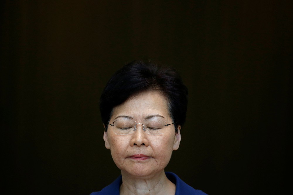 Hong Kong's Chief Executive Carrie Lam at a news conference in Hong Kong August 13, 2019. u00e2u20acu201d Reuters pic