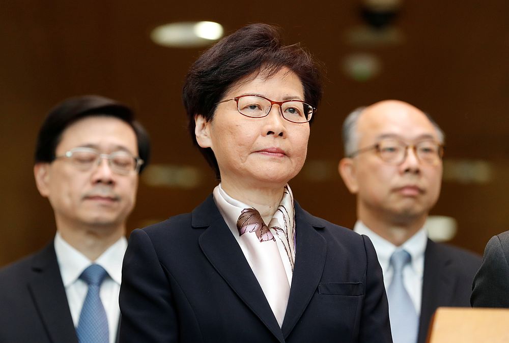 Hong Kong Chief Executive Carrie Lam at a news conference in Hong Kong August 5, 2019. u00e2u20acu201d Reuters pic
