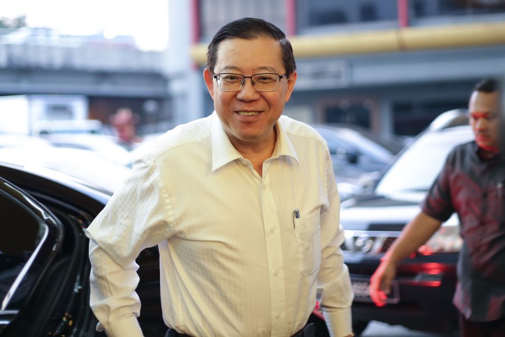 Lim Guan Eng arrives at DAPu00e2u20acu2122s headquarters in Kuala Lumpur August 5, 2019. u00e2u20acu201d Picture by Ahmad Zamzahuri