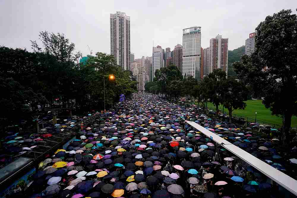 Protesters march to demand democracy and political reforms in Hong Kong August 18, 2019. u00e2u20acu201d Reuters pic