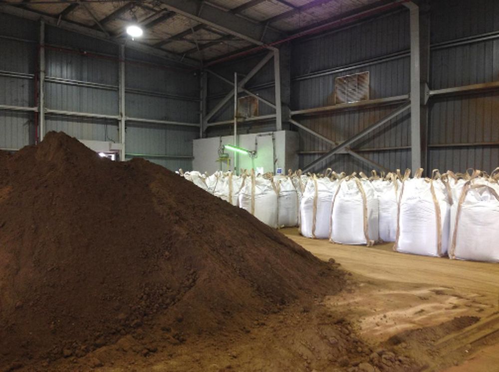 Rare earths dug up and processed into concentrate at Mount Weld in Western Australia, are pictured after being shipped to the Lynas plant in Gebeng, Malaysia, July 3, 2014. u00e2u20acu201d Reuters pic