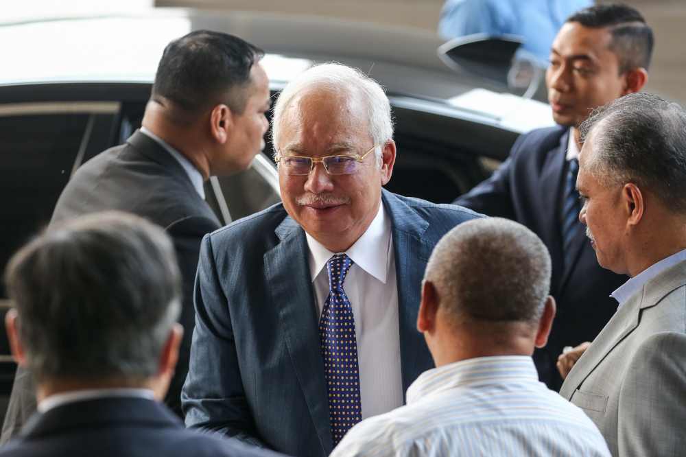 Former prime minister Datuk Seri Najib Razak arrives at the Kuala Lumpur High Court Complex, September 10, 2019. u00e2u20acu2022 Picture by Yusof Mat Isa