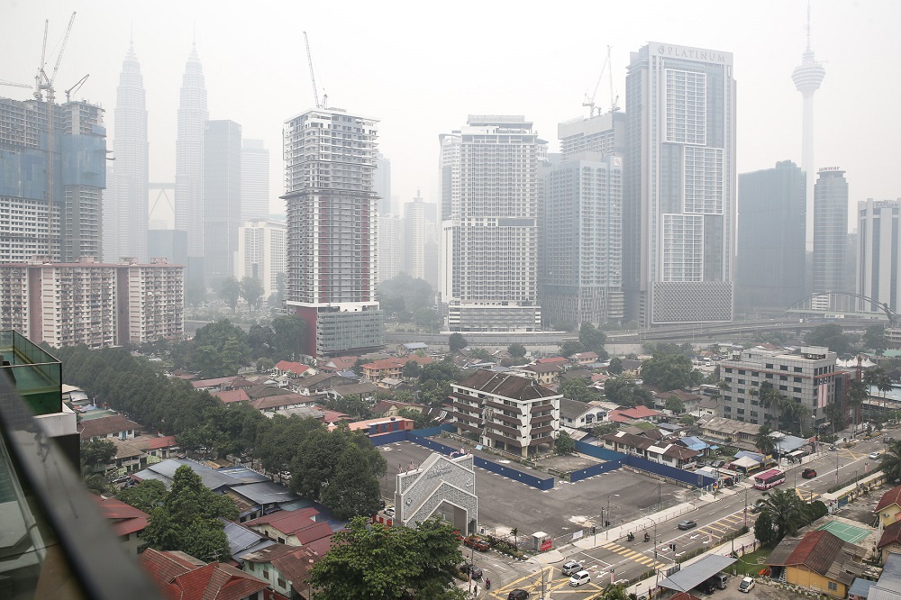 An aerial view of Kampung Baru in Kuala Lumpur September 21, 2019.  u00e2u20acu201d Picture by Yusof Mat Isa