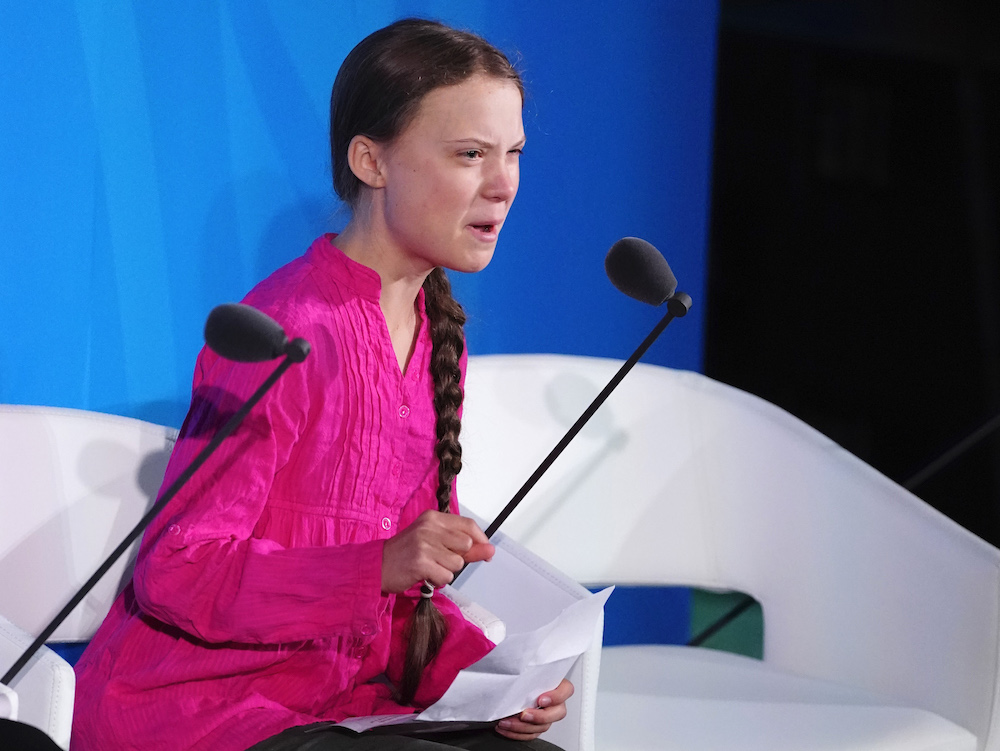 16-year-old Swedish Climate activist Greta Thunberg speaks at the 2019 United Nations Climate Action Summit at UN headquarters in New York City, September 23, 2019.u00c2u00a0u00e2u20acu201du00c2u00a0Reuters pic