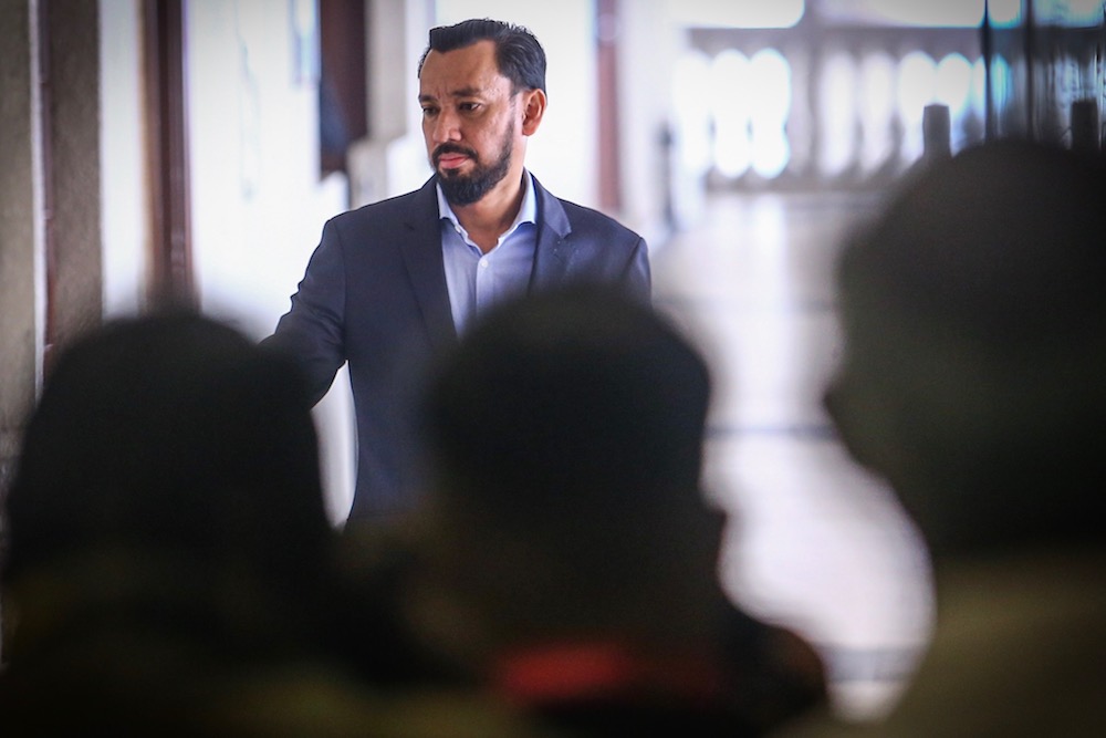 Datuk Amhari Efendi Nazaruddin is seen at the Kuala Lumpur Courts Complex September 19, 2019. u00e2u20acu201d Picture by Hari Anggara