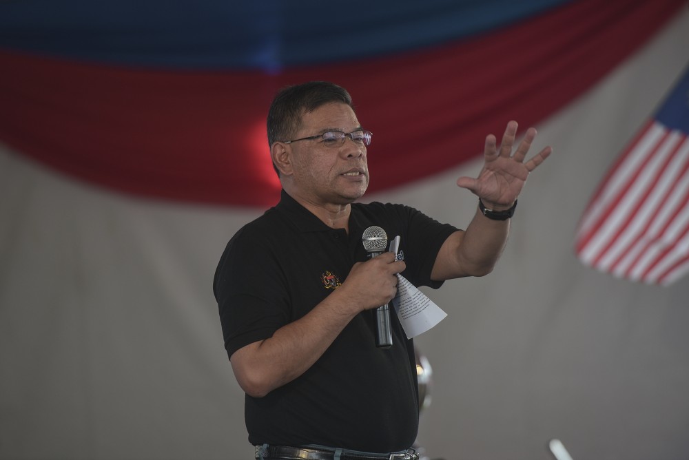Minister of Domestic Trade and Consumer Affairs Datuk Seri Saifuddin Nasution Ismail speaks during the closing ceremony of the I-Keep Sales Carnival in Kuala Lumpur September 2, 2019. u00e2u20acu2022 Picture by Shafwan Zaidon