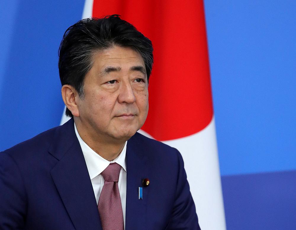 Japanese Prime Minister Shinzo Abe is seen at the sidelines of the Eastern Economic Forum in Vladivostok, Russia, September 5, 2019. u00e2u20acu201d Sputnik/Mikhail Klimentyev/Kremlin pic via Reuters