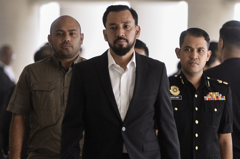 Datuk Seri Najib Razaku00e2u20acu2122s former aide Datuk Amhari Efendi Nazaruddin is pictured at the Kuala Lumpur High Court September 4, 2019.  u00e2u20acu201d Picture by Miera Zulyana
