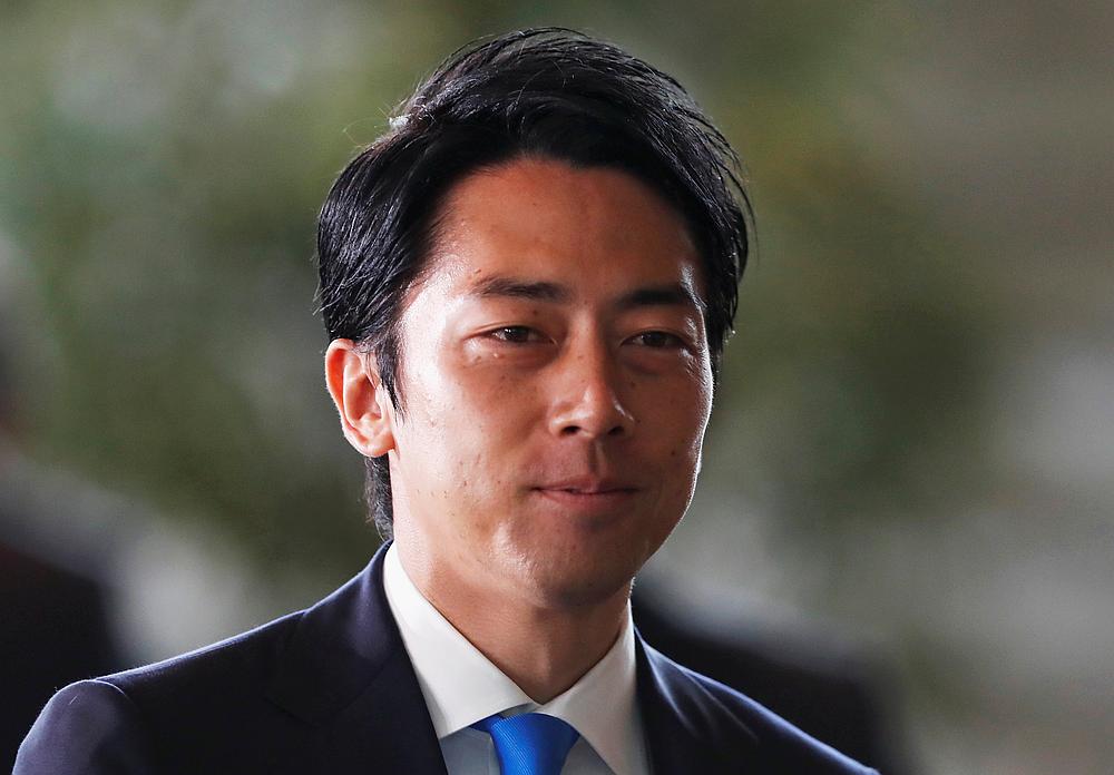 Japan's new Environment Minister Shinjiro Koizumi arrives at Prime Minister Shinzo Abe's official residence in Tokyo, Japan September 11, 2019. u00e2u20acu201d Reuters pic