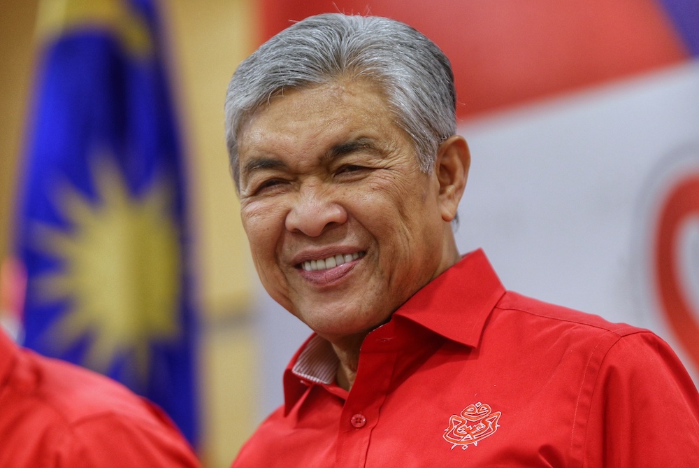 Umno president Datuk Seri Ahmad Zahid Hamidi attends a press conference at the party headquarters in Kuala Lumpur October 3, 2019. u00e2u20acu201d Picture by Ahmad Zamzahuri