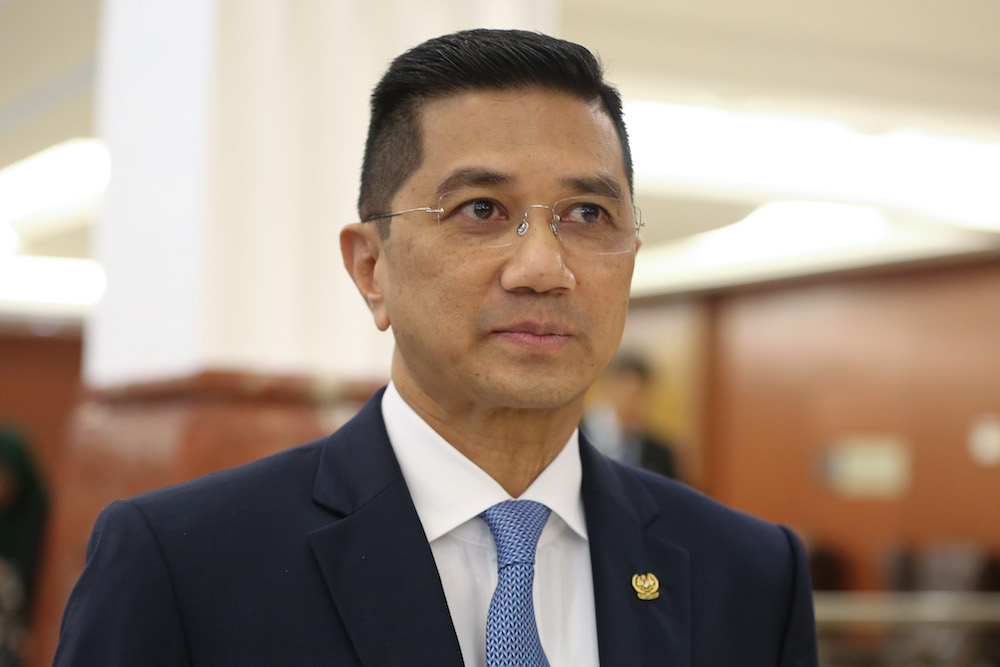 Economic Affairs Minister Datuk Seri Azmin Ali is pictured in Parliament October 7, 2019. u00e2u20acu201d Picture by Yusof Mat Isa