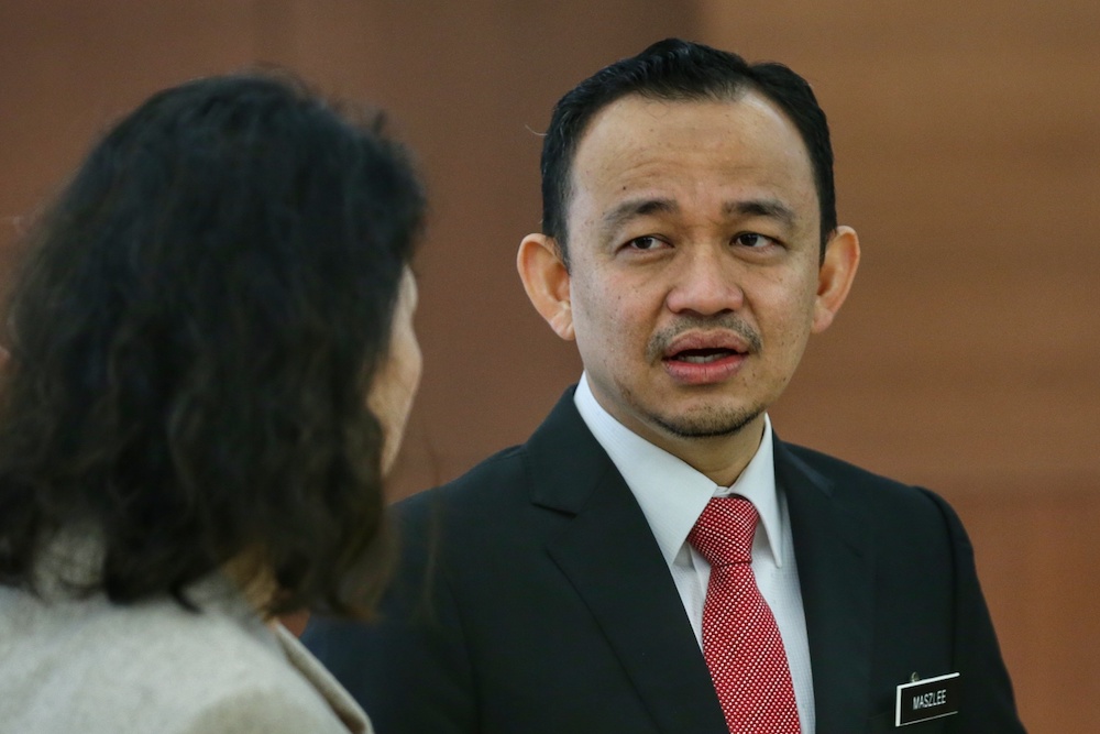 Maszlee Malik is pictured in Parliament October 8, 2019. u00e2u20acu201d Picture by Ahmad Zamzahuri