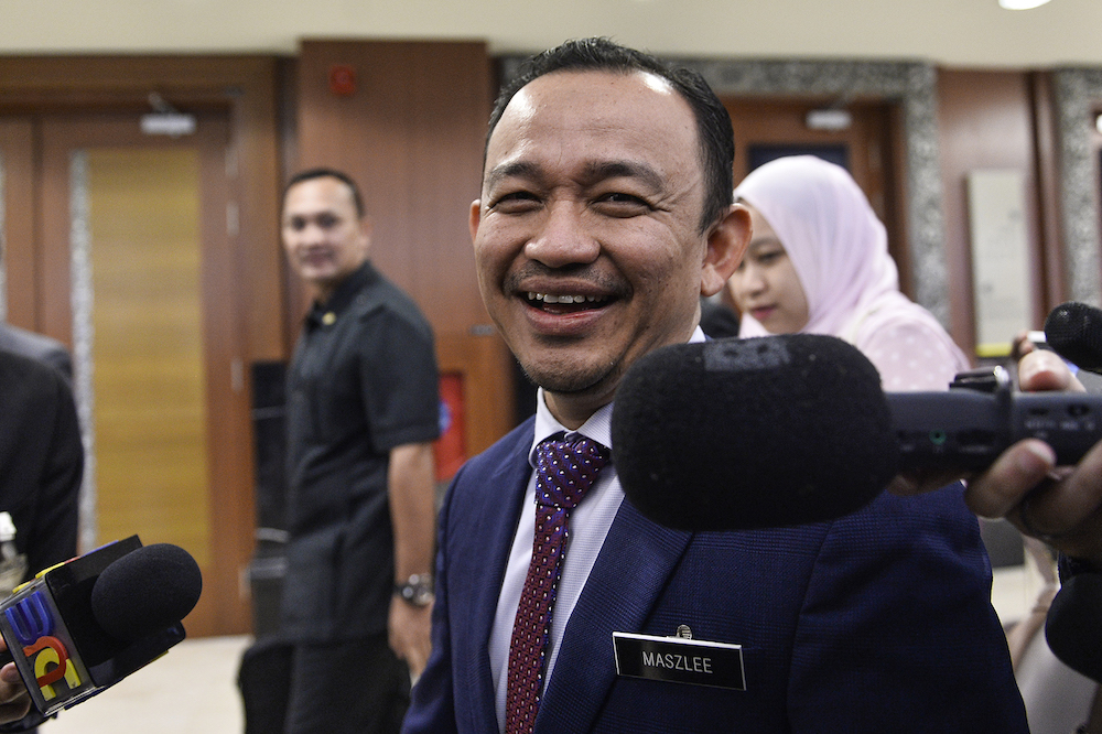 Maszlee Malik attends Parliament October 9, 2019. u00e2u20acu201d Picture by Miera Zulyana