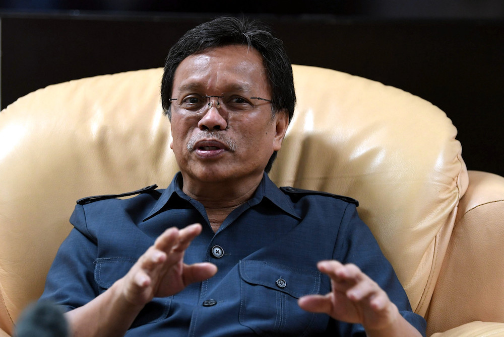 Sabah Chief Minister Datuk Seri Mohd Shafie Apdal speaks to reporters in Kota Kinabalu October 2, 2019. u00e2u20acu201d Bernama pic