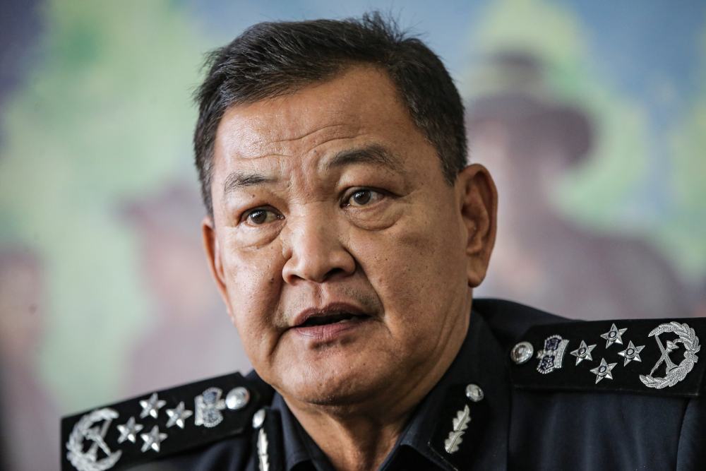 IGP Datuk Seri Abdul Hamid Bador speaks during a press conference in Bukit Aman October 30, 2019. u00e2u20acu2022 Picture by Hari Anggara
