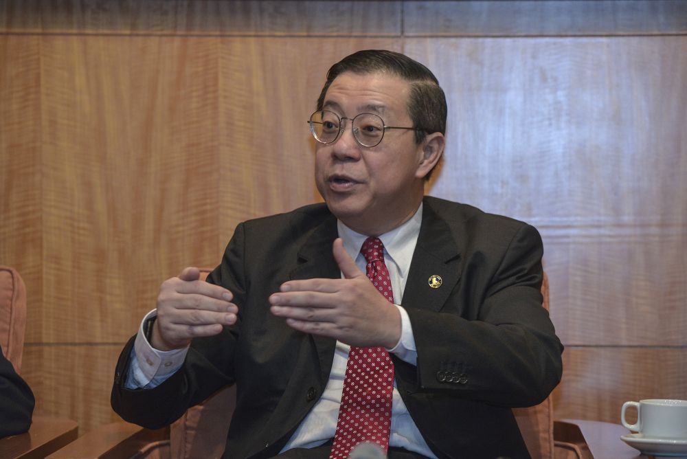 Lim Guan Eng speaks to reporters during a press conference at the Finance Ministry in Putrajaya October 4, 2019. u00e2u20acu201d Picture by Shafwan Zaidon