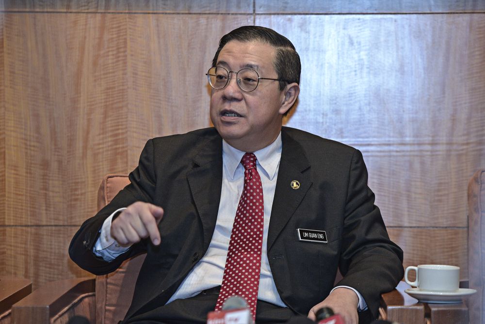 Lim Guan Eng speaks to reporters during a press conference at the Finance Ministry in Putrajaya October 4, 2019. u00e2u20acu201d Picture by Shafwan Zaidon
